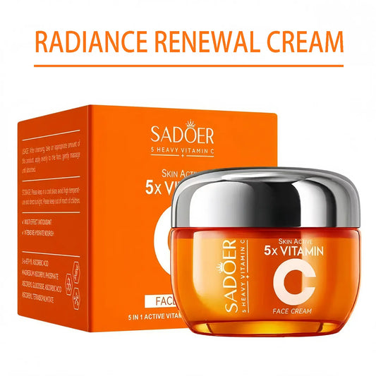 GlowC+ 5X Vitamin C Face Cream - Ultimate Moisturizing & Hydrating Solution for Radiant Skin