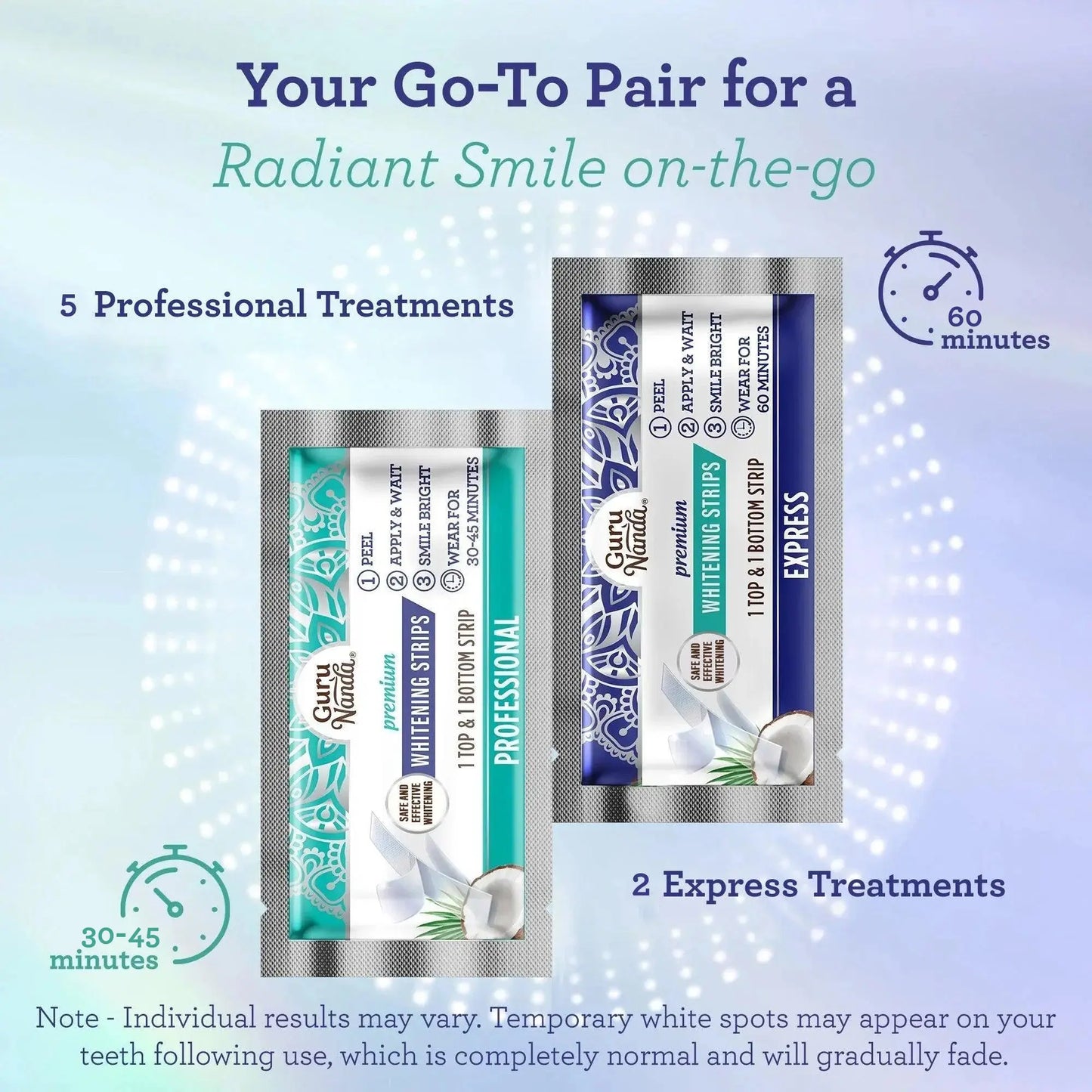 Transform Your Smile with GlowDent Coconut Teeth Whitening Strips - 7 Days to a Brighter, Whiter You!