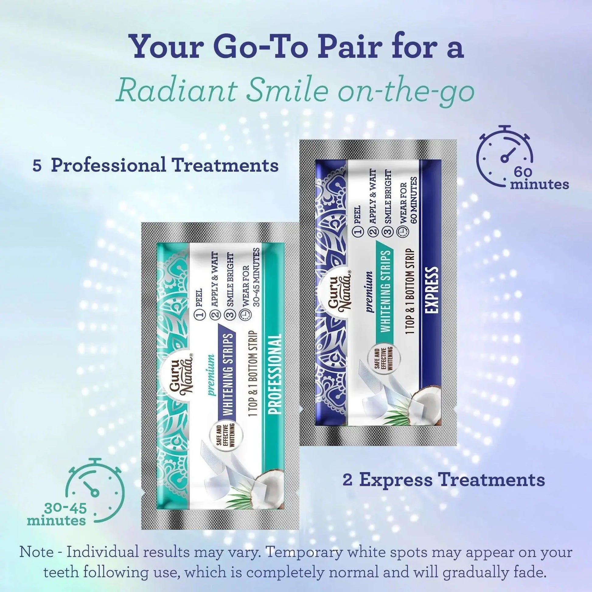 Transform Your Smile with GlowDent Coconut Teeth Whitening Strips - 7 Days to a Brighter, Whiter You!