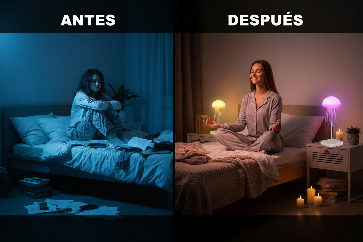 Antes y Después - Medusa Zen sin texto