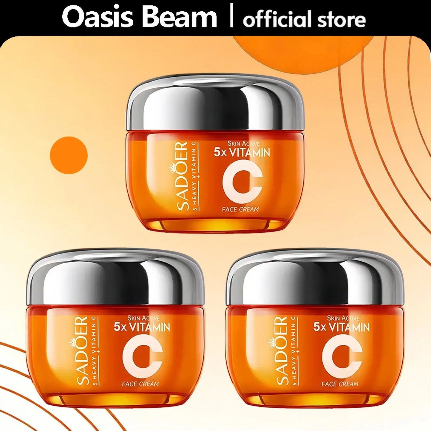 GlowC+ 5X Vitamin C Face Cream - Ultimate Moisturizing & Hydrating Solution for Radiant Skin